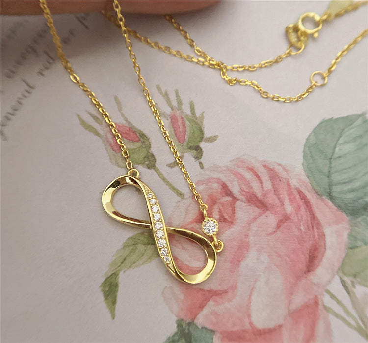 Eternal Love Necklace 14K Gold Plated