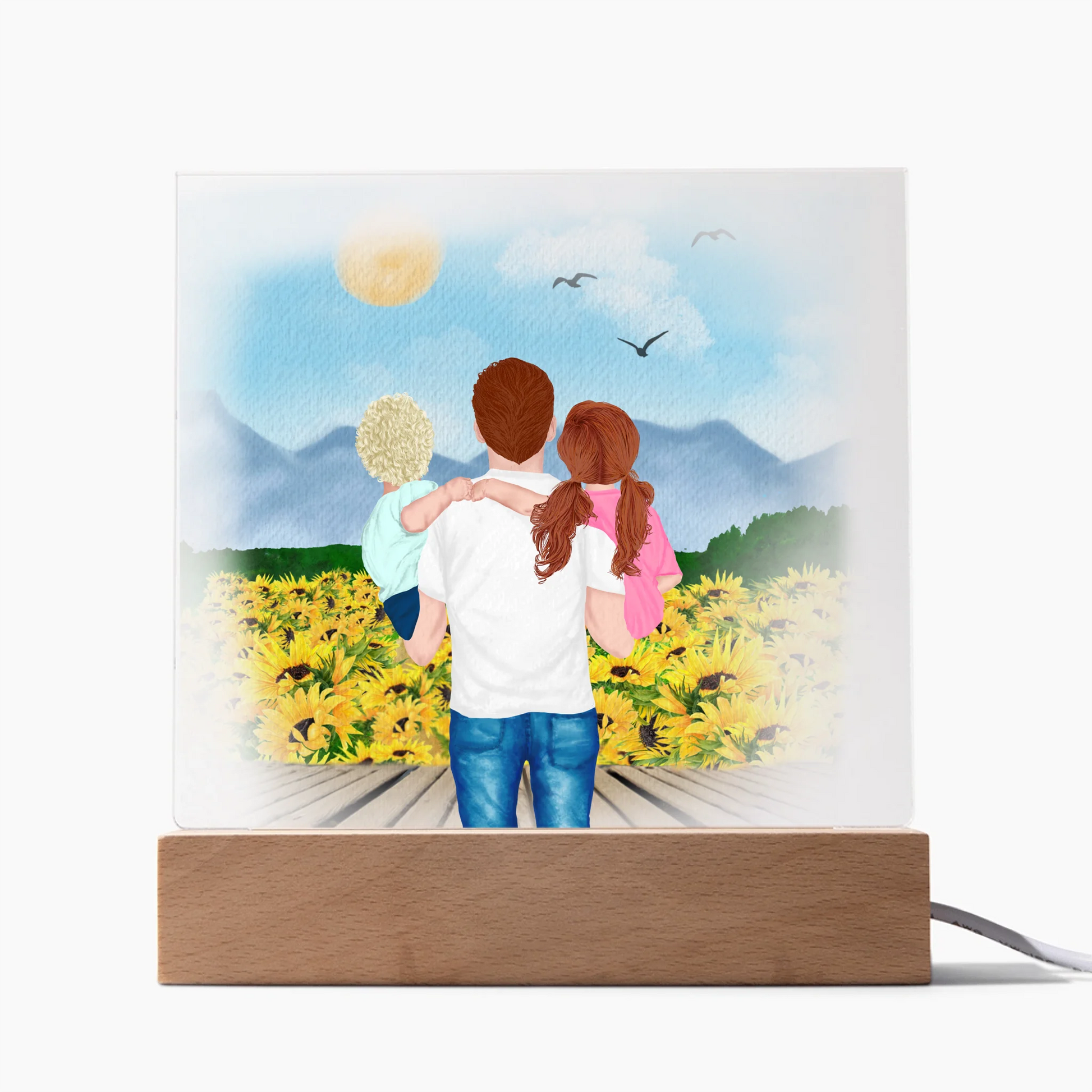 Acrylic Square LED 1