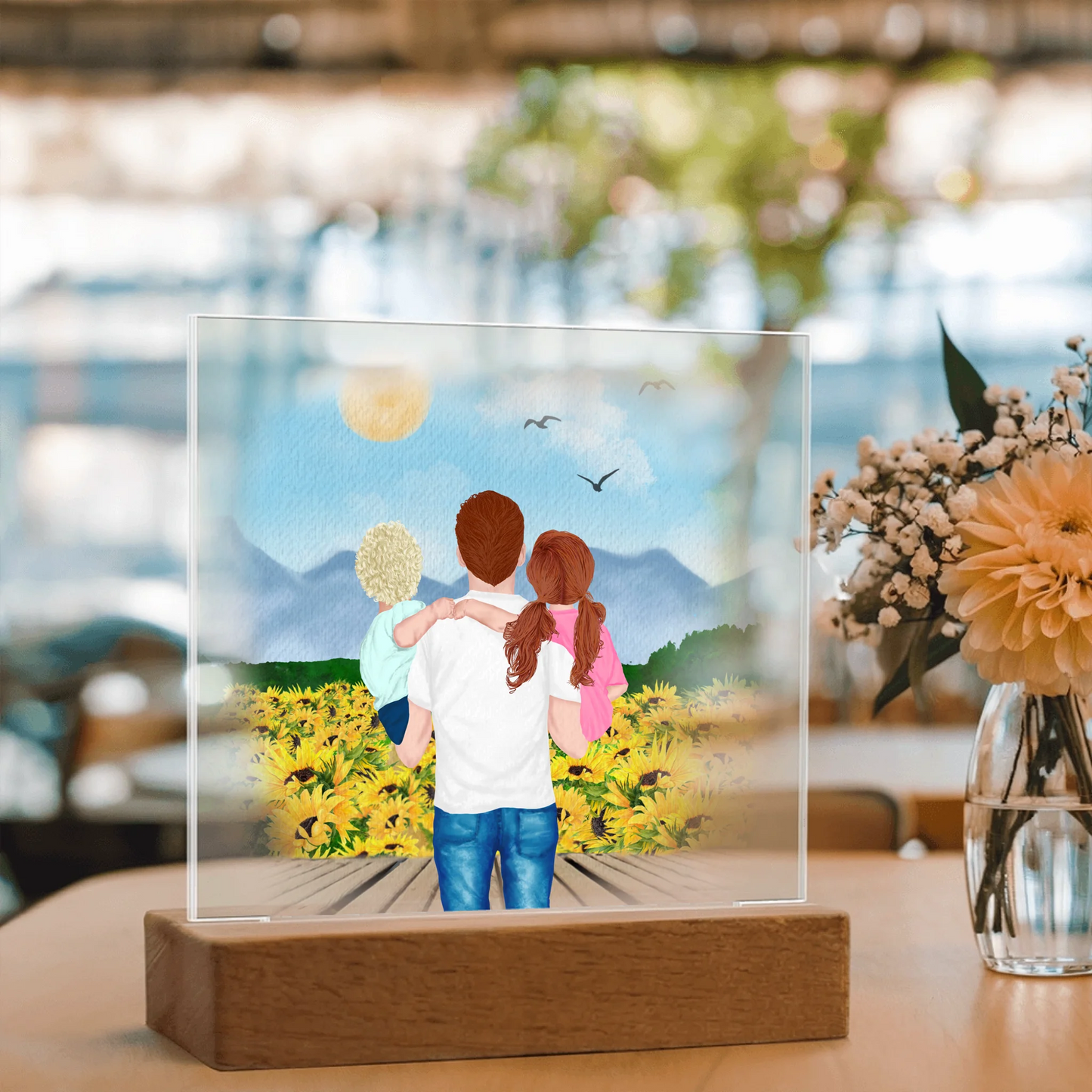 Acrylic Square with Battery new 4