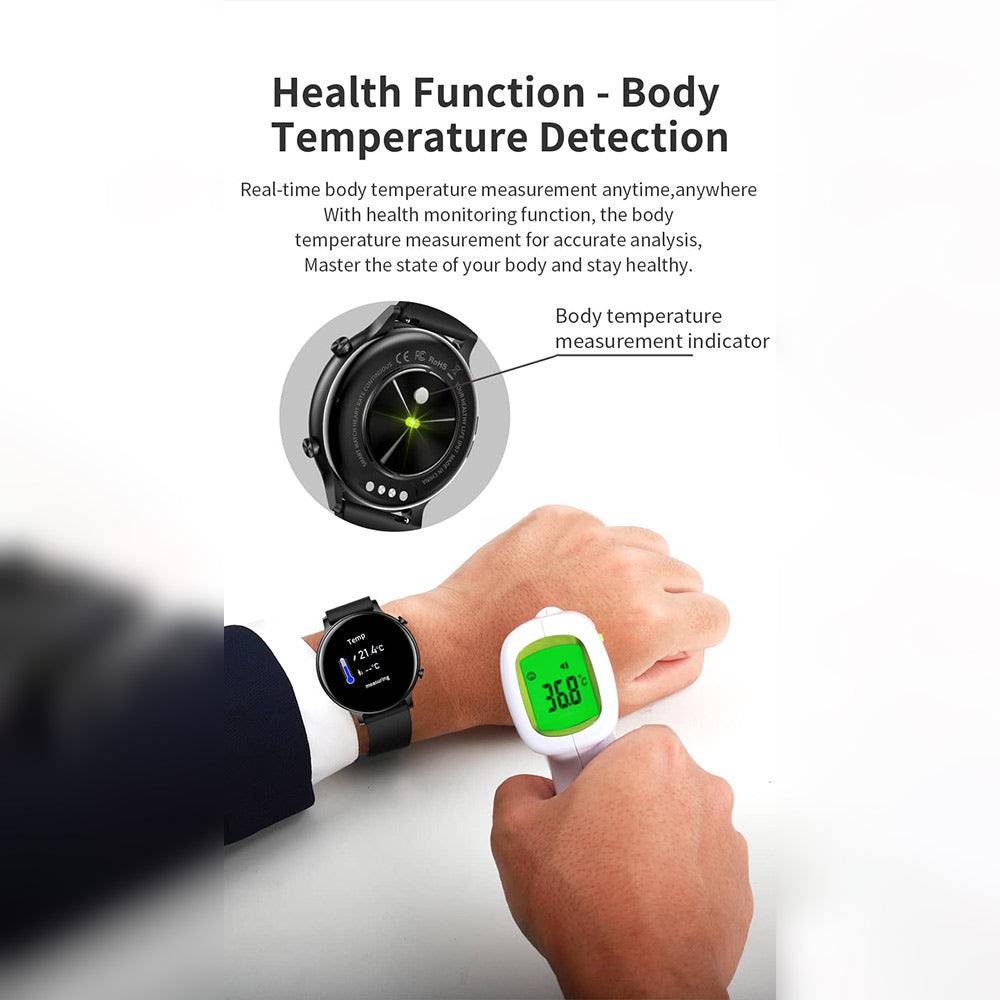 Multifunctional Bluetooth Silicone Belt Smartwatch with Blood Pressure & Heart Rate Monitoring